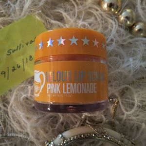 Jeffree Star lip scrub in pink lemonade